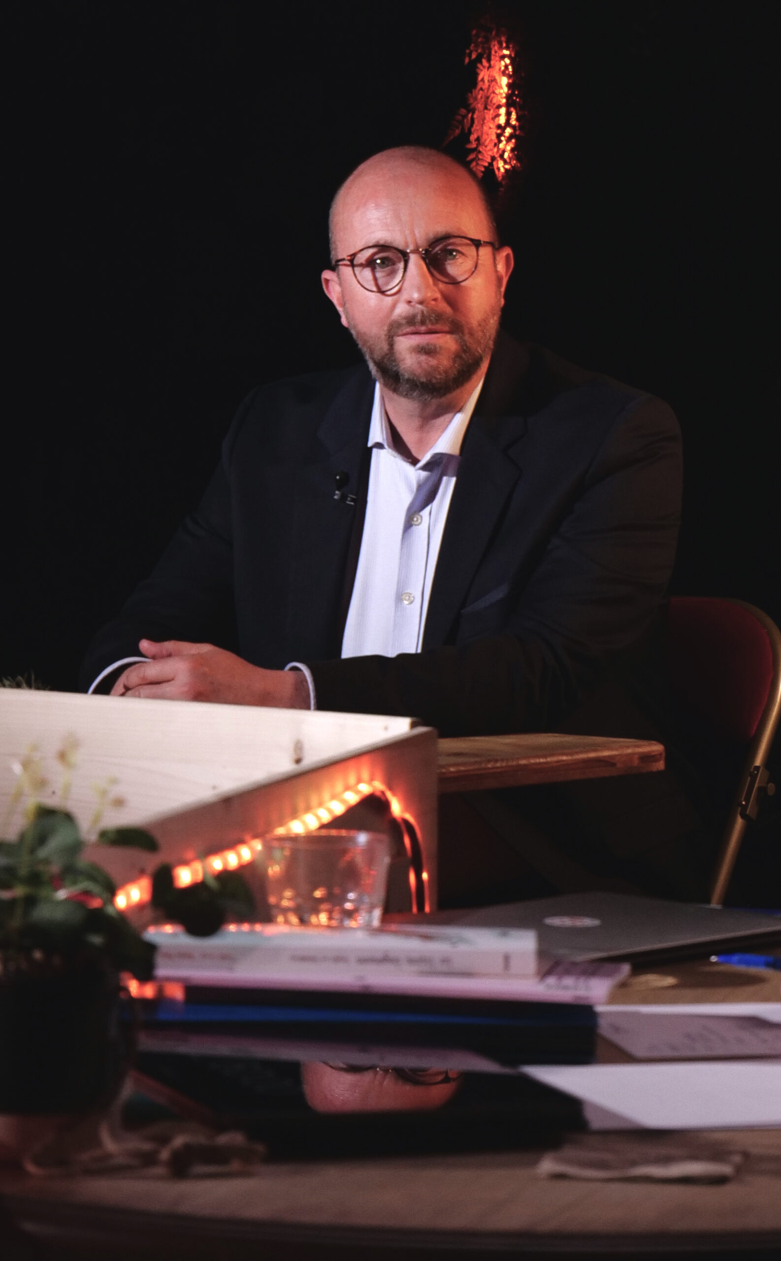 Cyril Chassagnard, directeur régionale Centre Est de Véolia, dans responsable pour l'émission INSPIRE